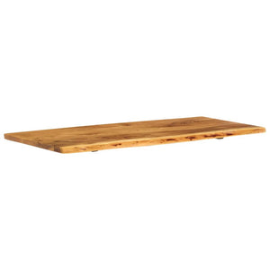 vidaXL Bathroom Vanity Top Solid Acacia Wood 114x52x2.5 cm