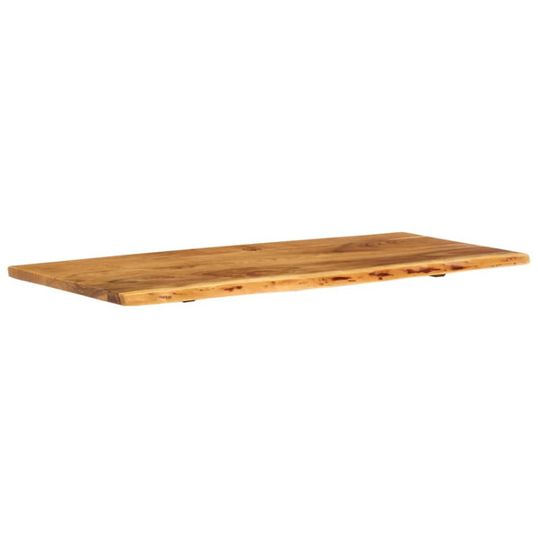 vidaXL Bathroom Vanity Top Solid Acacia Wood 114x52x2.5 cm
