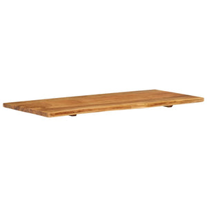 vidaXL Bathroom Vanity Top Solid Acacia Wood 114x52x2.5 cm