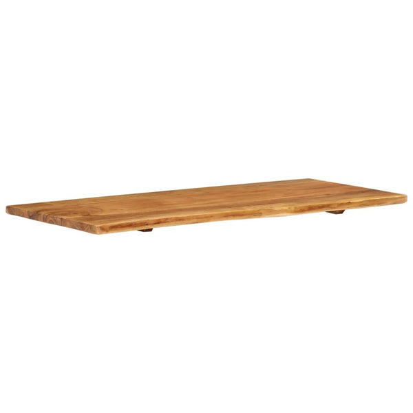 vidaXL Bathroom Vanity Top Solid Acacia Wood 114x52x2.5 cm