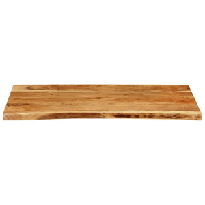 vidaXL Bathroom Vanity Top Solid Acacia Wood 114x52x4 cm
