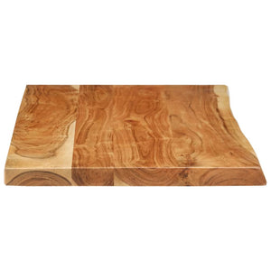 vidaXL Bathroom Vanity Top Solid Acacia Wood 114x52x4 cm