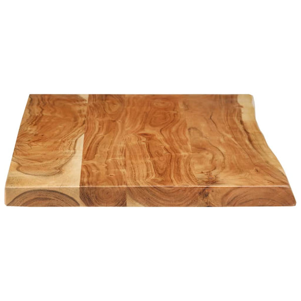 vidaXL Bathroom Vanity Top Solid Acacia Wood 114x52x4 cm