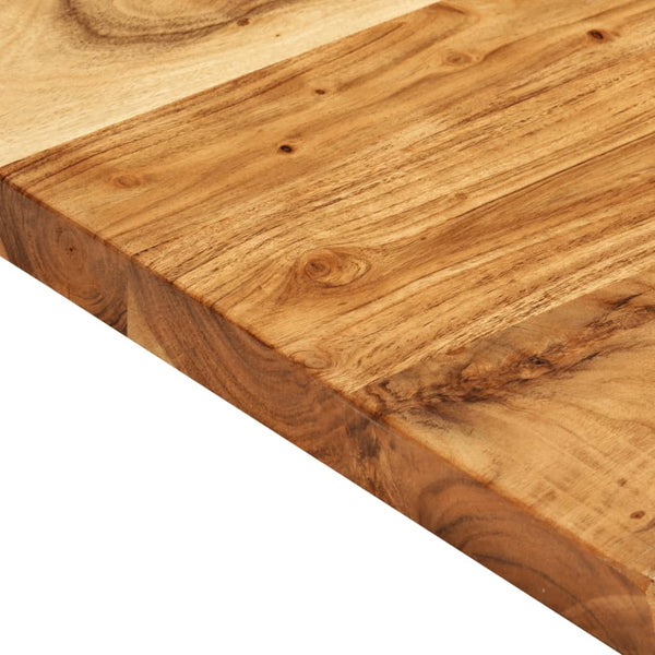 vidaXL Bathroom Vanity Top Solid Acacia Wood 114x52x4 cm