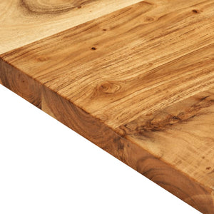 vidaXL Bathroom Vanity Top Solid Acacia Wood 114x52x4 cm