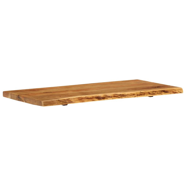vidaXL Bathroom Vanity Top Solid Acacia Wood 114x52x4 cm