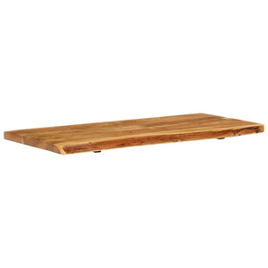 vidaXL Bathroom Vanity Top Solid Acacia Wood 114x52x4 cm