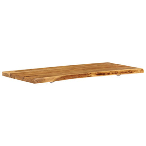 vidaXL Bathroom Vanity Top Solid Acacia Wood 114x52x4 cm