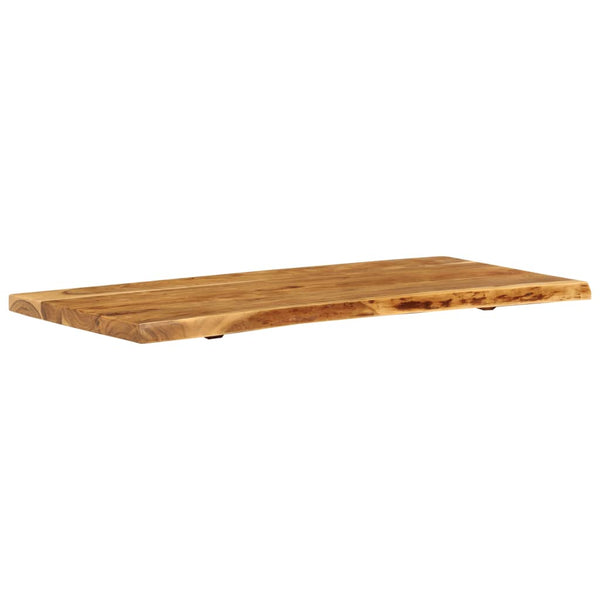 vidaXL Bathroom Vanity Top Solid Acacia Wood 114x52x4 cm