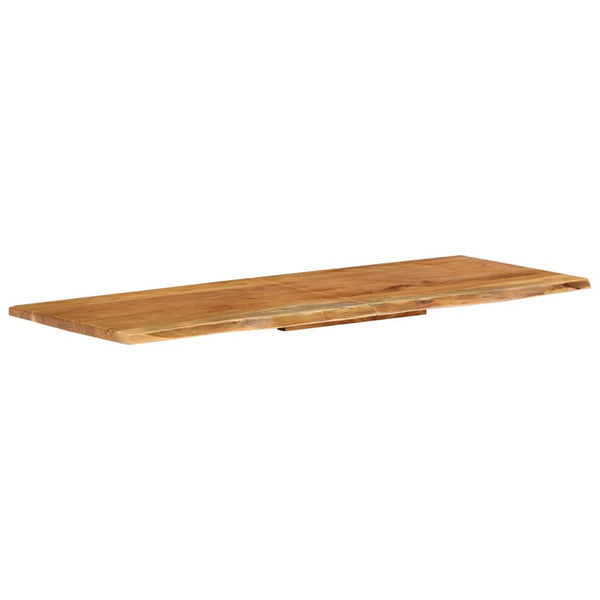 vidaXL Bathroom Vanity Top Solid Acacia Wood 140x52x2.5 cm