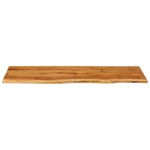 vidaXL Bathroom Vanity Top Solid Acacia Wood 140x52x2.5 cm