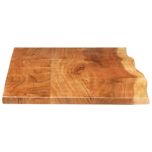 vidaXL Bathroom Vanity Top Solid Acacia Wood 140x52x2.5 cm