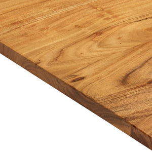 vidaXL Bathroom Vanity Top Solid Acacia Wood 140x52x2.5 cm