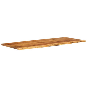vidaXL Bathroom Vanity Top Solid Acacia Wood 140x52x2.5 cm