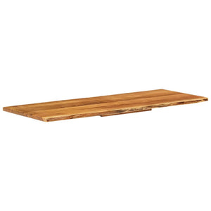vidaXL Bathroom Vanity Top Solid Acacia Wood 140x52x2.5 cm