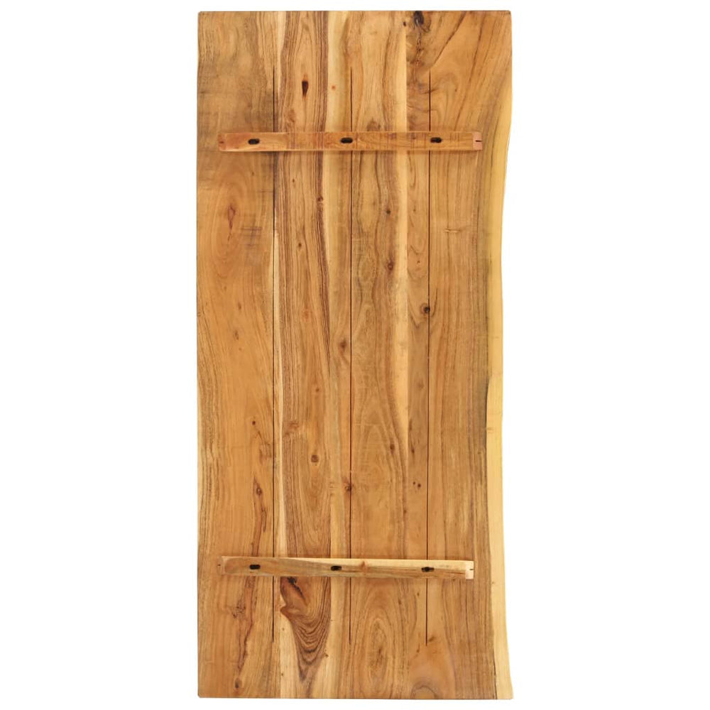 vidaXL Bathroom Vanity Top Solid Acacia Wood 140x52x3.8 cm