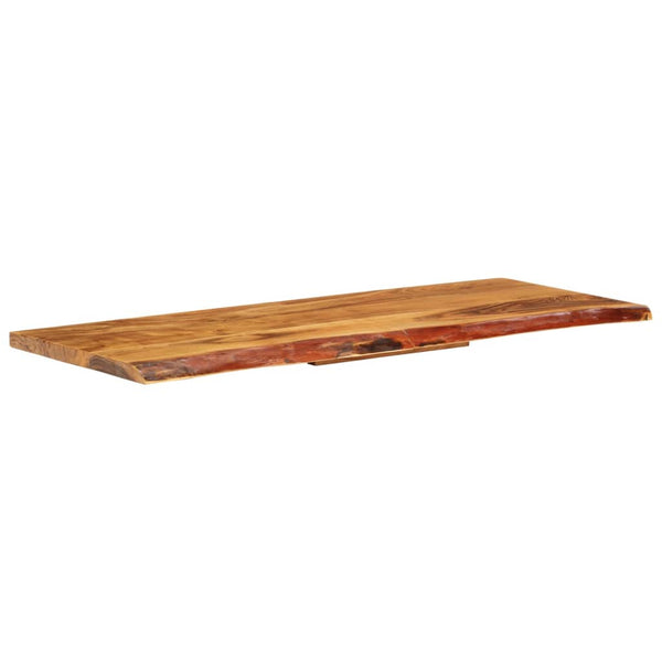 vidaXL Bathroom Vanity Top Solid Acacia Wood 140x52x3.8 cm