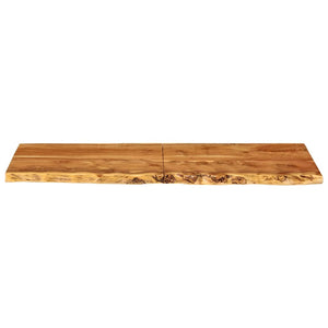 vidaXL Bathroom Vanity Top Solid Acacia Wood 140x52x3.8 cm