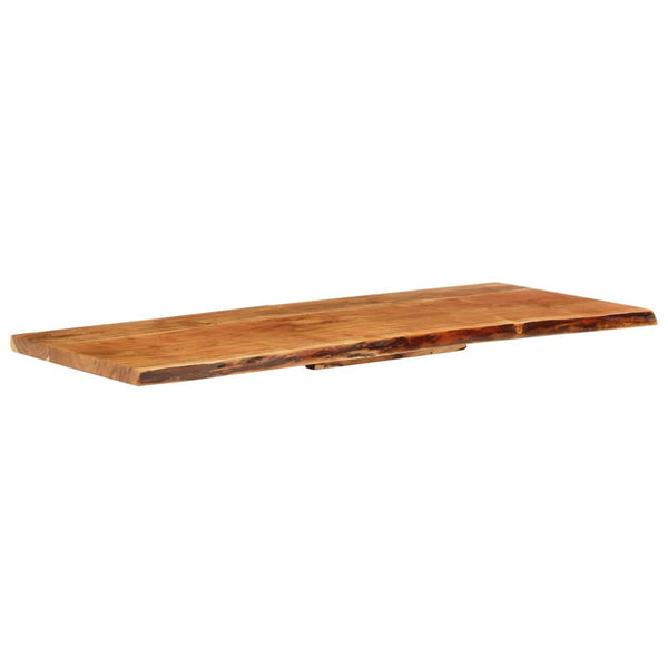 vidaXL Bathroom Vanity Top Solid Acacia Wood 140x52x3.8 cm