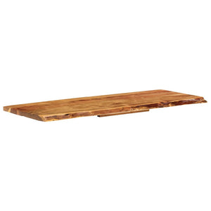 vidaXL Bathroom Vanity Top Solid Acacia Wood 140x52x3.8 cm