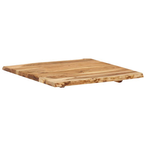 vidaXL Tabletop Solid Acacia Wood 58x(50-60)x2.5 cm
