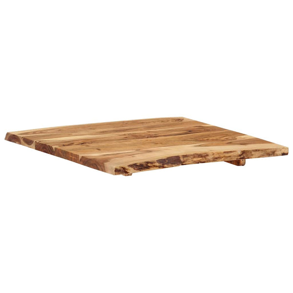 vidaXL Tabletop Solid Acacia Wood 58x(50-60)x2.5 cm
