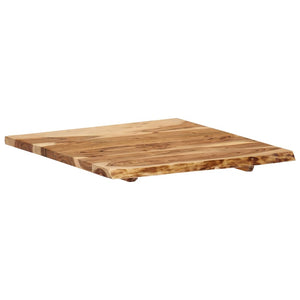 vidaXL Tabletop Solid Acacia Wood 58x(50-60)x2.5 cm