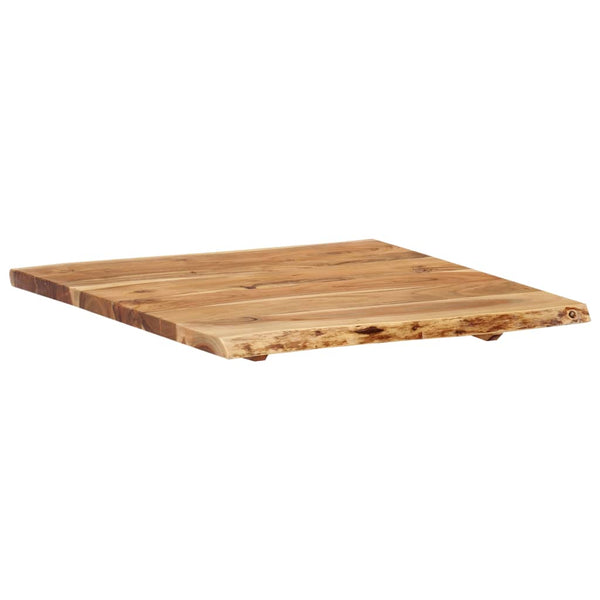 vidaXL Tabletop Solid Acacia Wood 58x(50-60)x2.5 cm