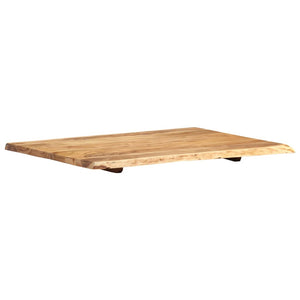 vidaXL Solid Acacia Wood Tabletop 80x(50-60)x2.5 cm