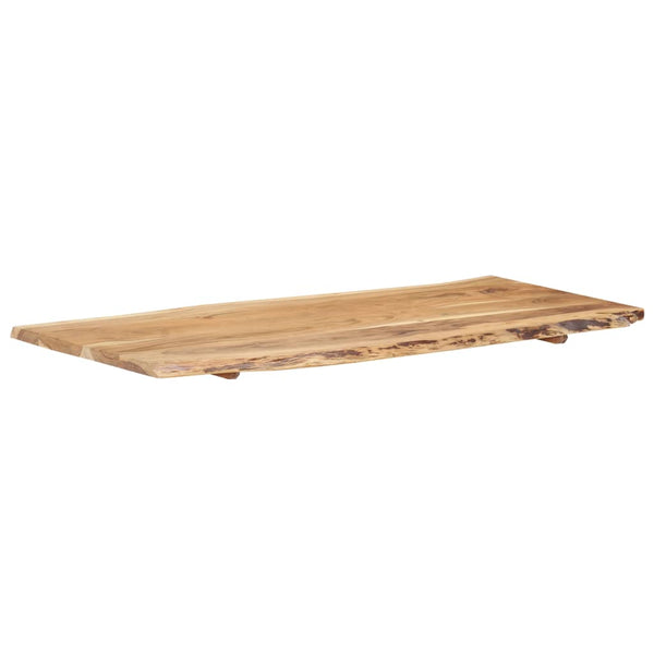 vidaXL Tabletop Solid Acacia Wood 118x(50-60)x2.5 cm