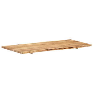 vidaXL Tabletop Solid Acacia Wood 118x(50-60)x2.5 cm