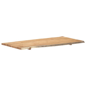 vidaXL Tabletop Solid Acacia Wood 118x(50-60)x2.5 cm