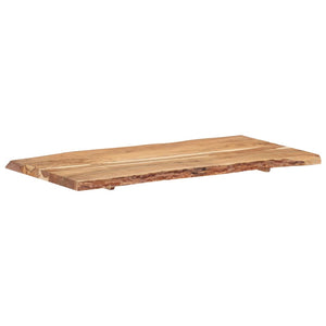 vidaXL Tabletop Solid Acacia Wood 118x(50-60)x3.8 cm