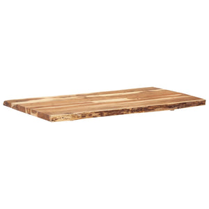 vidaXL Tabletop Solid Acacia Wood 118x(50-60)x3.8 cm