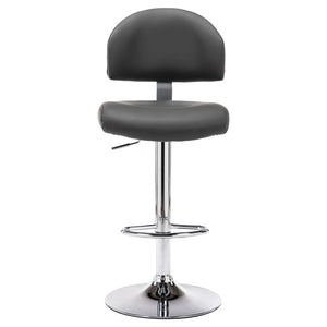 vidaXL Bar Stools 2 pcs. Grey Faux Leather