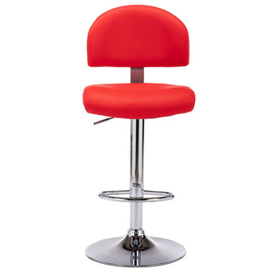 vidaXL Bar Stools 2 pcs Red Faux Leather