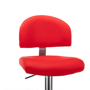 vidaXL Bar Stools 2 pcs Red Faux Leather