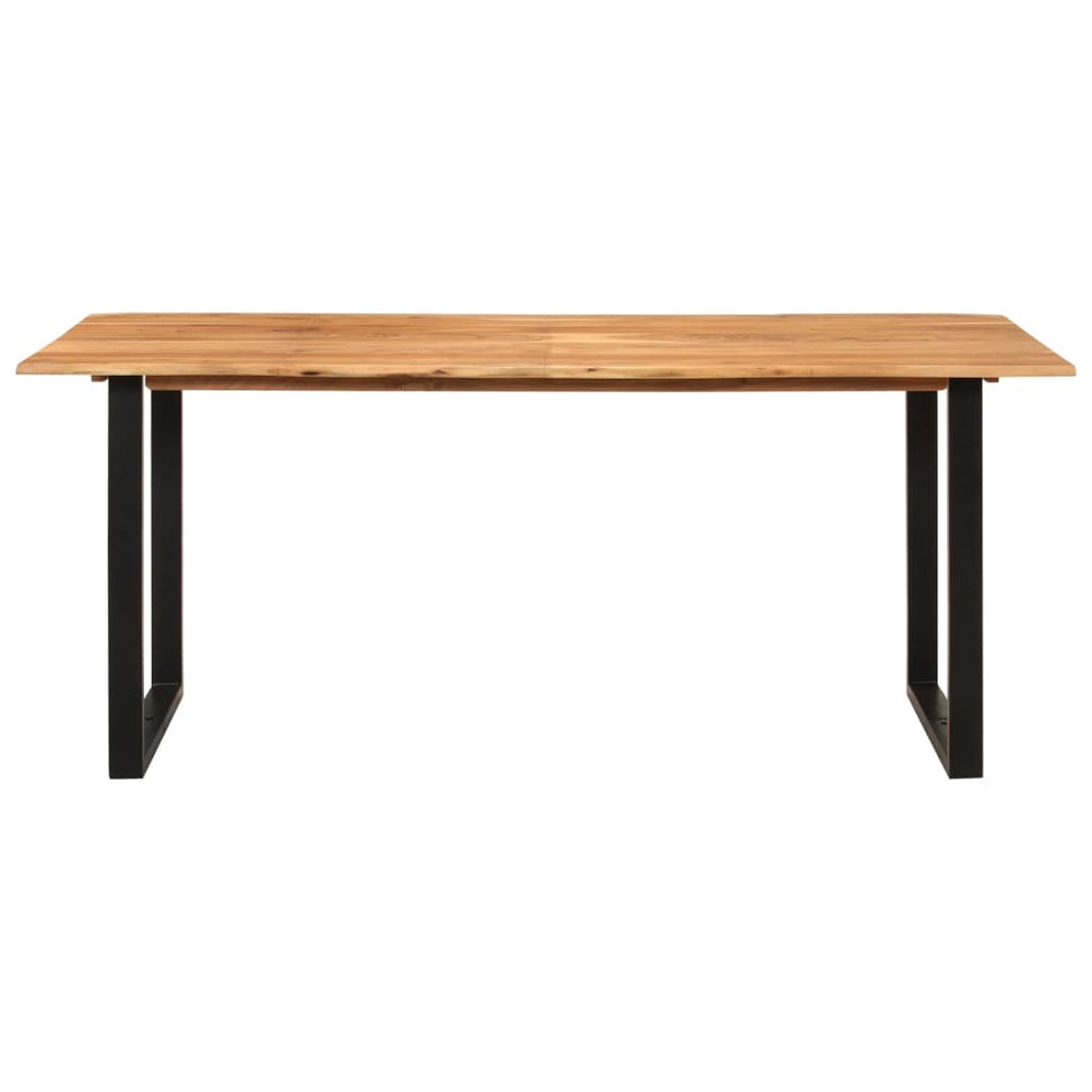 vidaXL Dining Table 180x90x76 cm Solid Acacia Wood