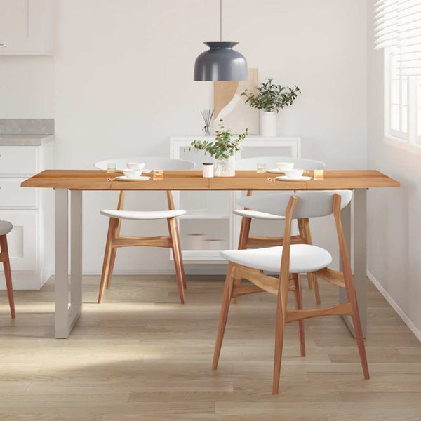 vidaXL Dining Table 180x90x76 cm Solid Acacia Wood