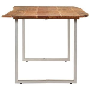 vidaXL Dining Table 180x90x76 cm Solid Acacia Wood