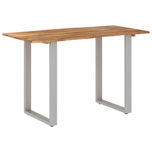 vidaXL Dining Table 118 x 58 x 76 cm Solid Acacia Wood