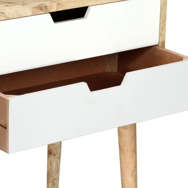 vidaXL Bedside Cabinet 47 x 35 x 59 cm Solid Mango Wood