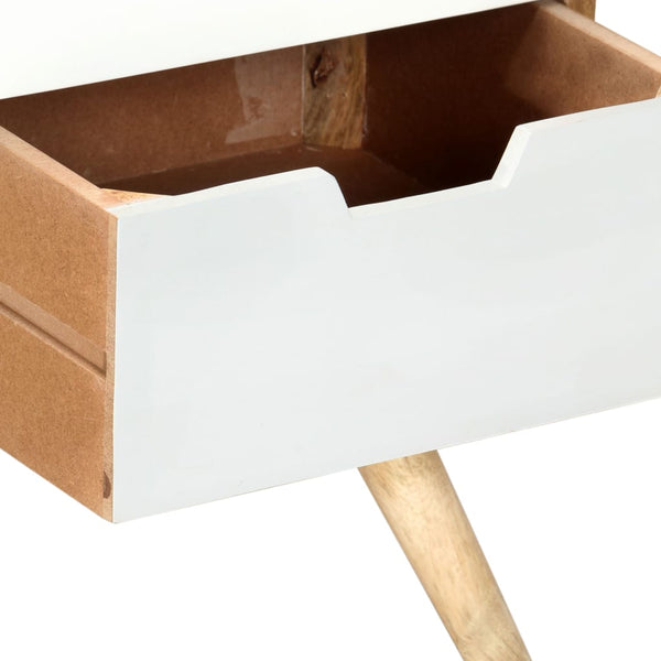 vidaXL TV Cabinet 110x35x48 cm Solid Mango Wood
