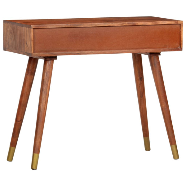 vidaXL Console Table 90×35×76 cm Solid Acacia Wood