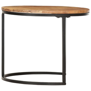 vidaXL Nesting Tables 3 pcs. Solid Acacia Wood