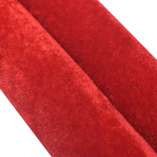 vidaXL Red and Silver Velvet Rope Barrier