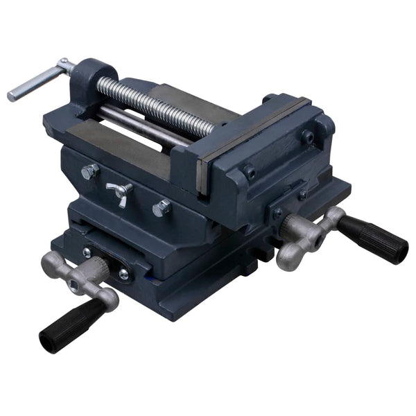 vidaXL Cross-Slide Vise Hand-Operated 127 mm