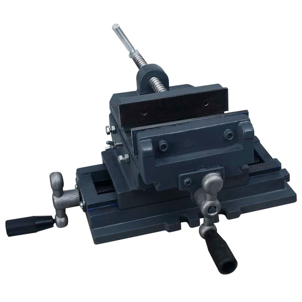 vidaXL Cross-Slide Vise Hand-Operated 127 mm