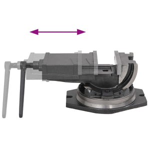 vidaXL 2-Axis Tilting Vise 160 mm