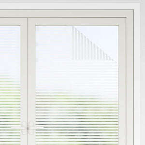 vidaXL Window Film Matte Stripe Design 0.9x50 m PVC